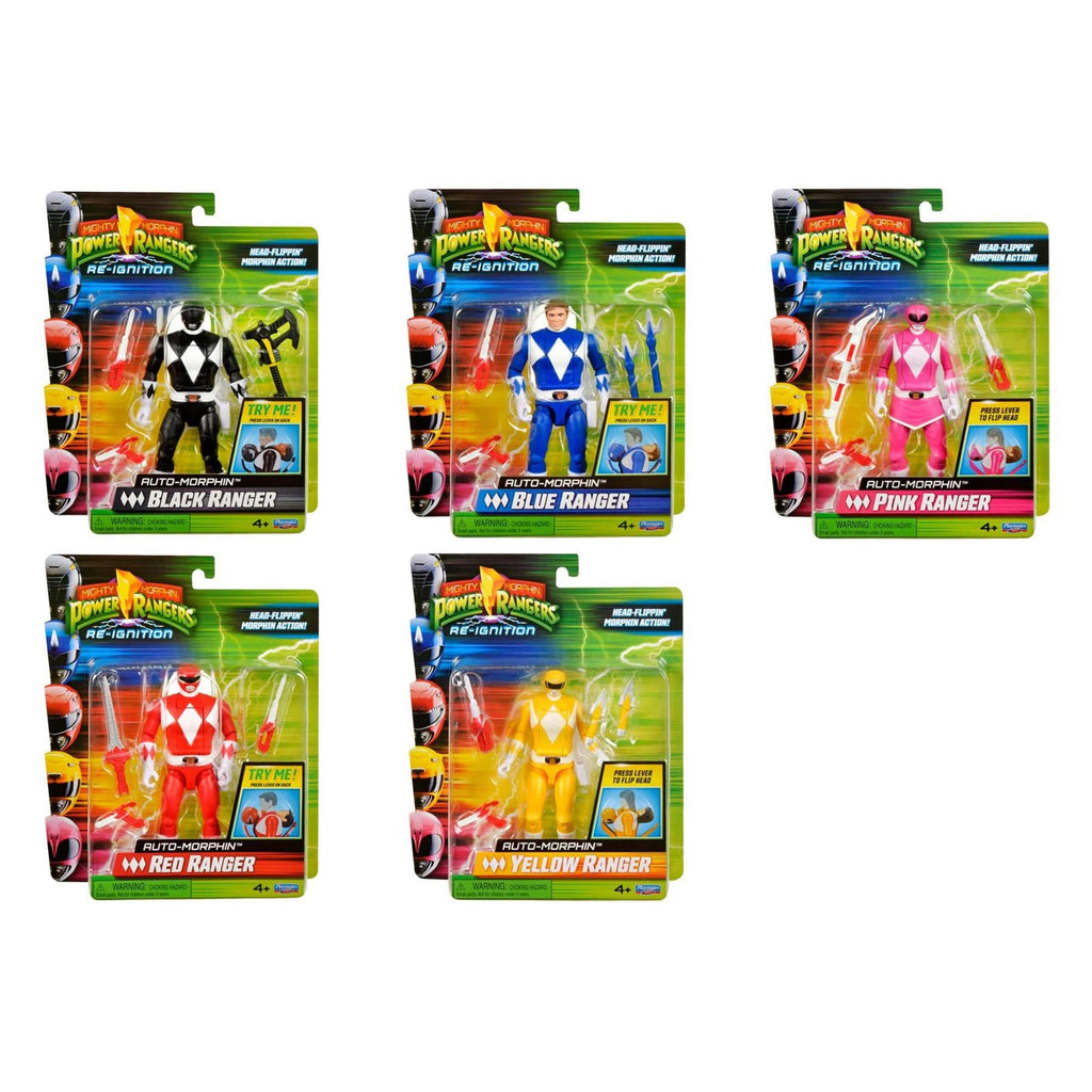 Mighty Morphin Power Rangers Re-Ignition Auto-Morphin Action Figure