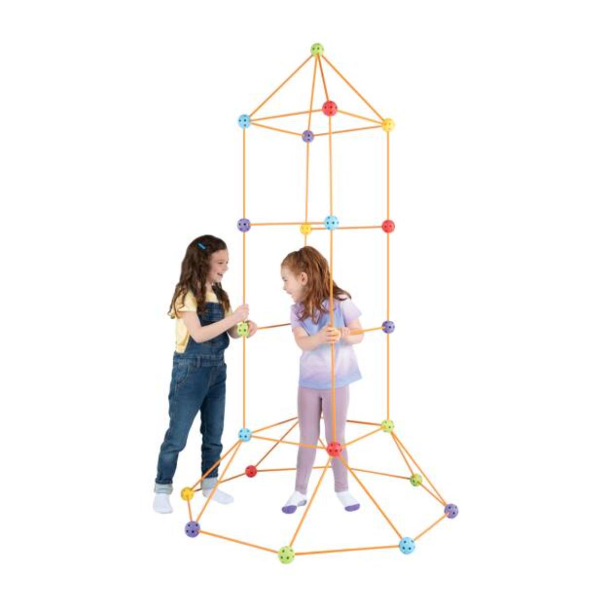 Crazy Forts 69 Piece Multi-Coloured Edition