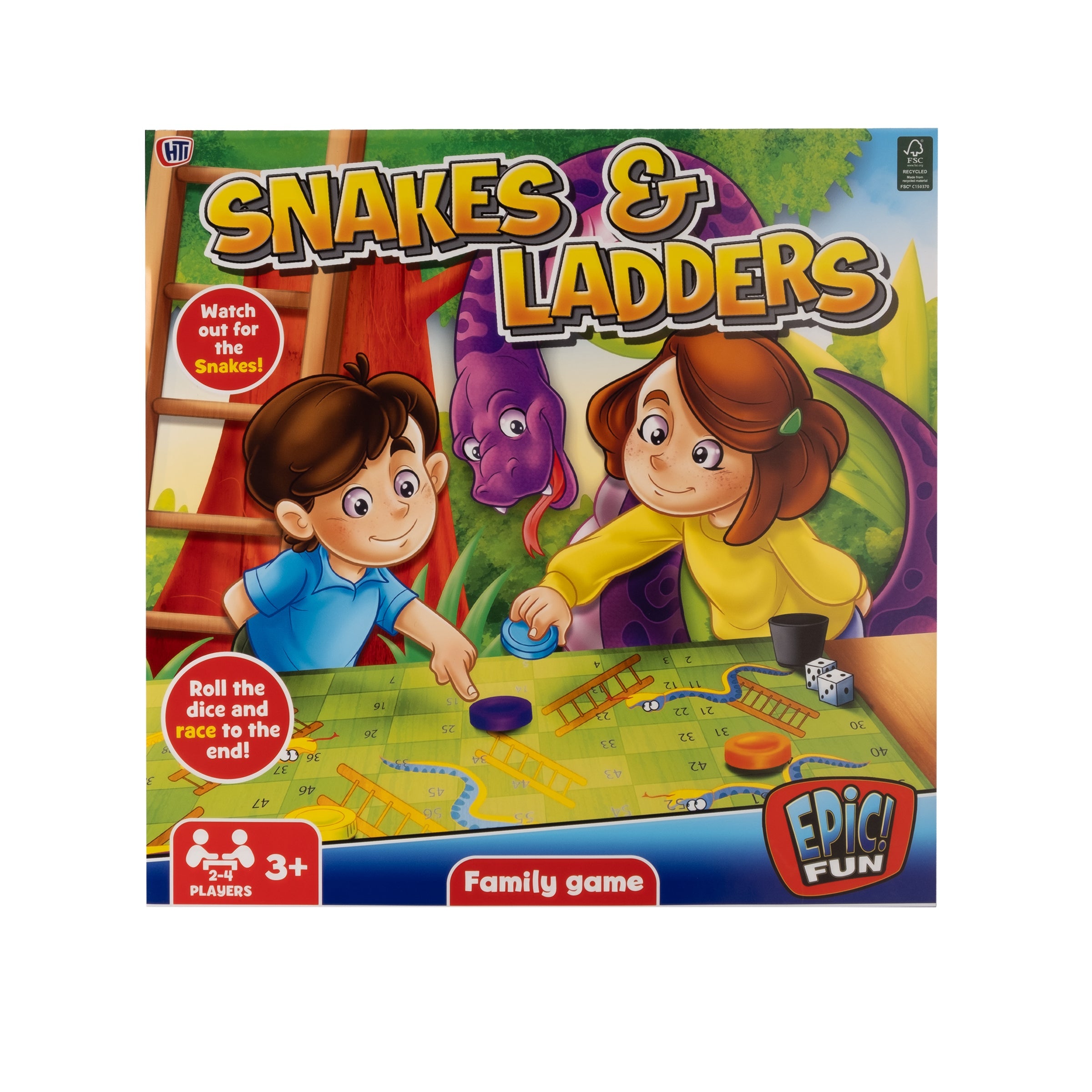 Snakes and Ladders Family Game