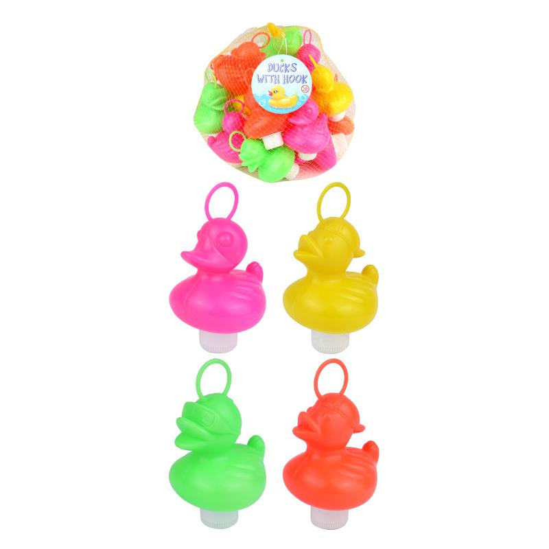 Henbrandt Weighted Neon Multicoloured Ducks with Hooks (20 Pack)
