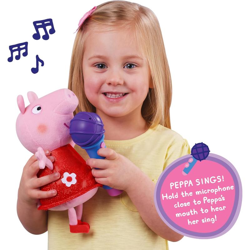 Peppa Pig Sing With Me Interactive Plush Soft Toy