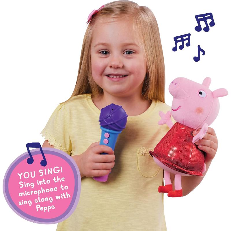 Peppa Pig Sing With Me Interactive Plush Soft Toy