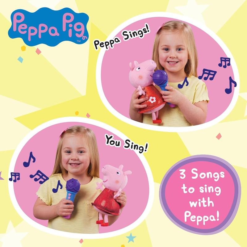 Peppa Pig Sing With Me Interactive Plush Soft Toy