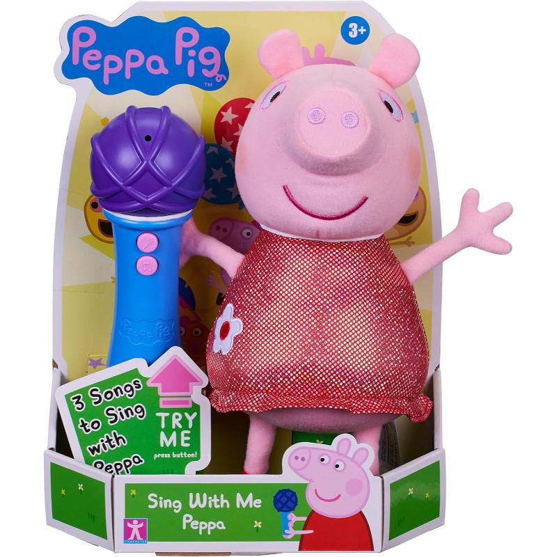 Peppa Pig Sing With Me Interactive Plush Soft Toy